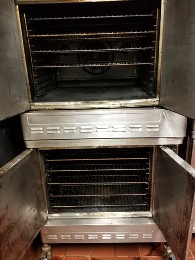 Before commercial kitchen cleaning
