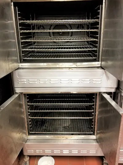 After commercial kitchen cleaning