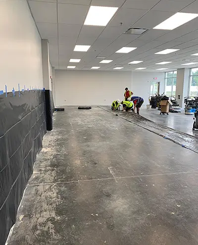 Concrete Floor Polishing Before