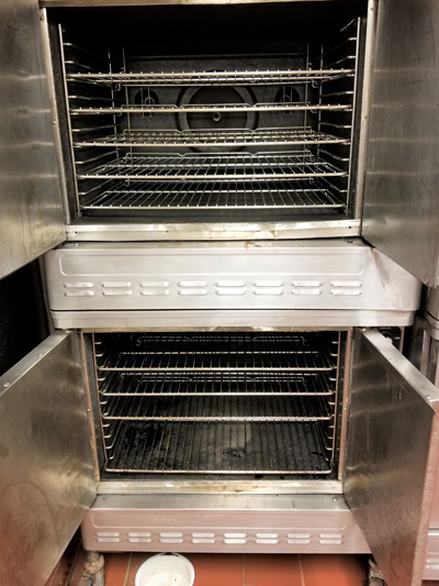 After commercial kitchen cleaning