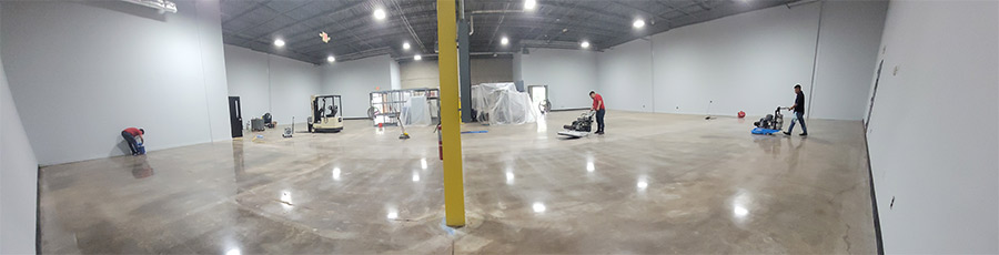 Floor Polishing complete