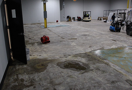 Before Concrete Polishing