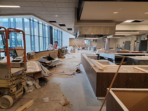 Before construction clean up