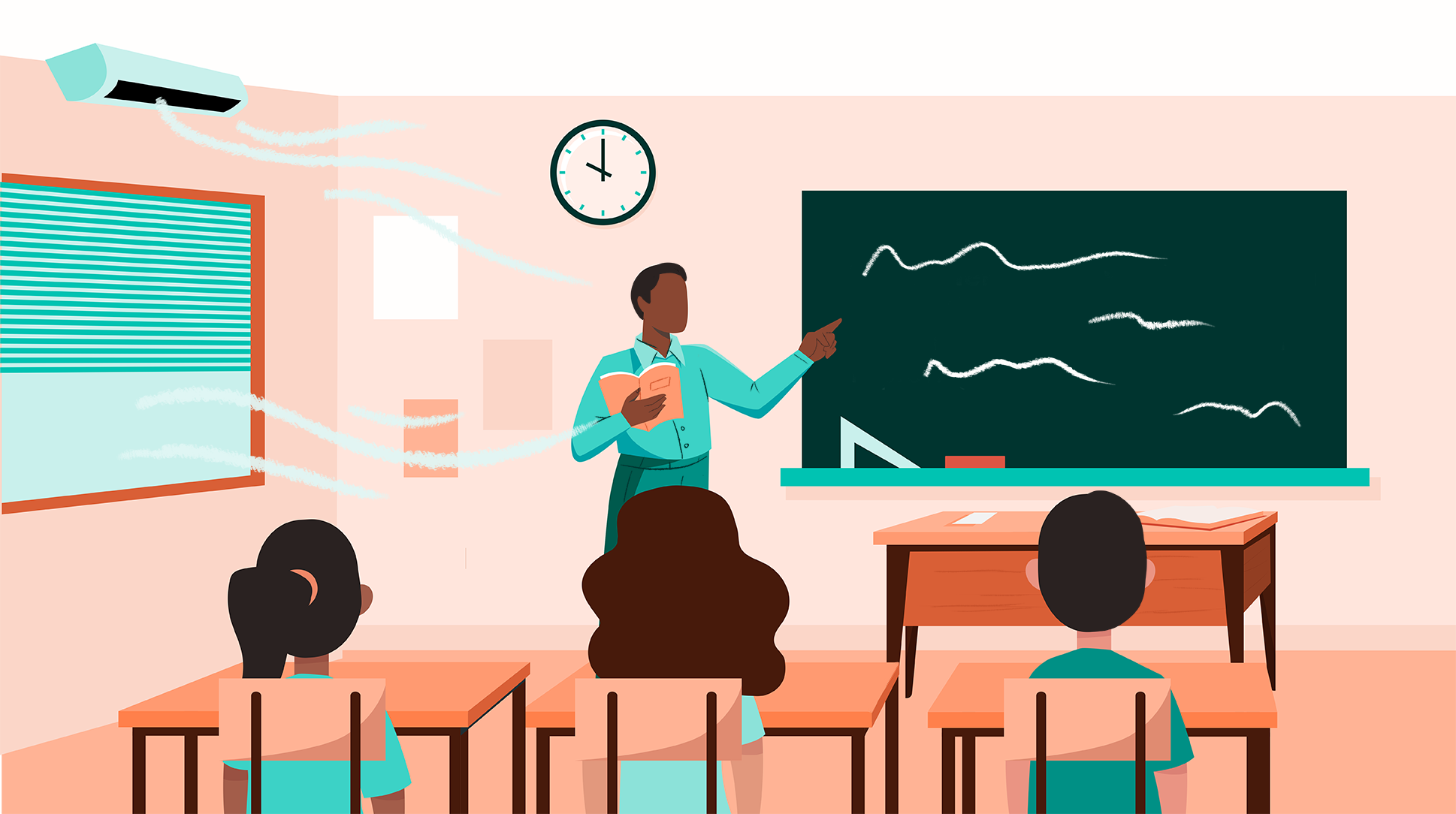 kids in a classroom getting instruction 